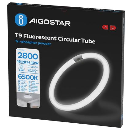 Fluorescencinė trubė T9 G24q-1/40W/230V 6500K - Aigostar