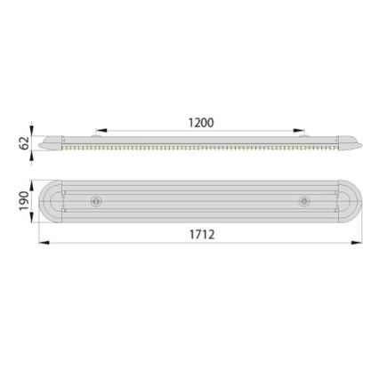 Fluorescentinis šviestuvas ECO T8 2xG13/58W/230V