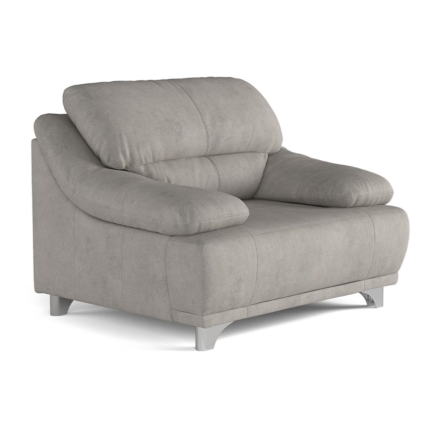 Fotelis RIMINI šviesiai pilkas