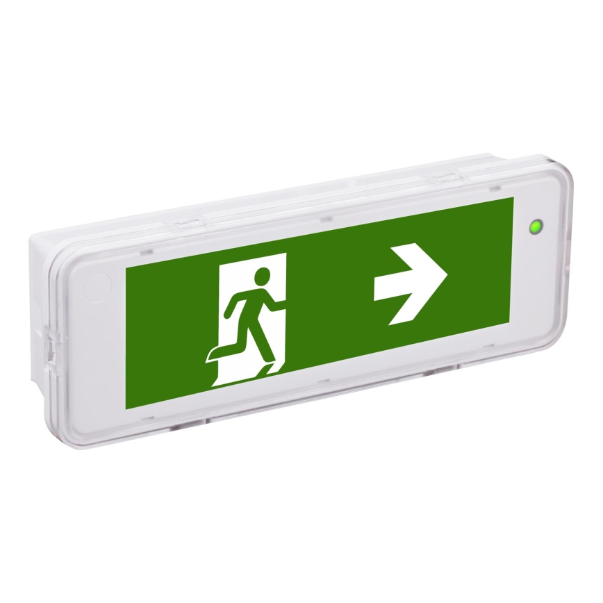 Fulgur 24494 - LED avarinė lemputė MIRROR LED/230V 600 mAh IP65 6500K