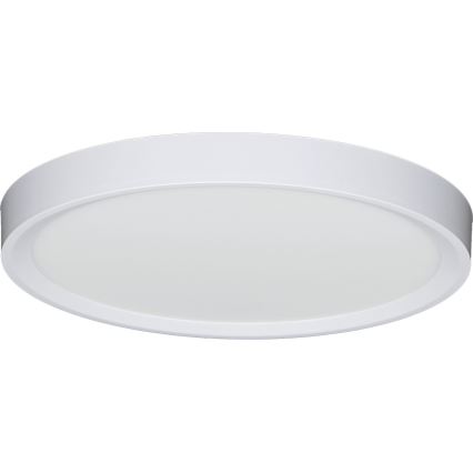 Fulgur 41810 - LED lubinis šviestuvas NOMY LED/18W/230V 3000/4000/6000K IP40 diametras 23 cm balta