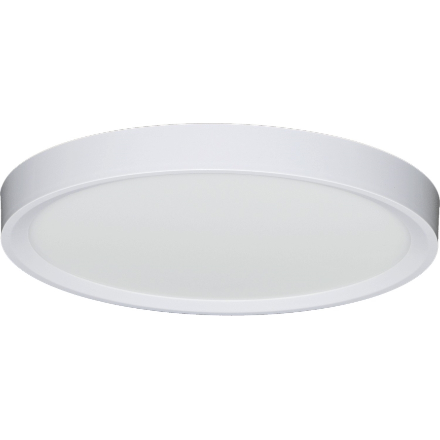 Fulgur 41810 - LED lubinis šviestuvas NOMY LED/18W/230V 3000/4000/6000K IP40 diametras 23 cm balta