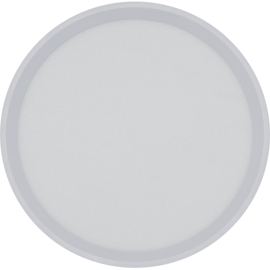 Fulgur 41810 - LED lubinis šviestuvas NOMY LED/18W/230V 3000/4000/6000K IP40 diametras 23 cm balta