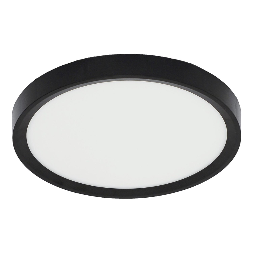 Fulgur 41811 - LED lubinis šviestuvas NOMY LED/18W/230V 3000/4000/6000K IP40 diametras 23 cm juoda