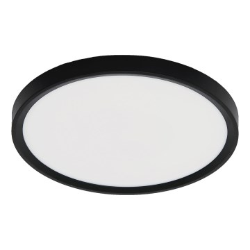 Fulgur 42362 - LED lubinis šviestuvas NOMY LED/24W/230V 3000/4000/6000K IP40 diametras 30 cm juoda