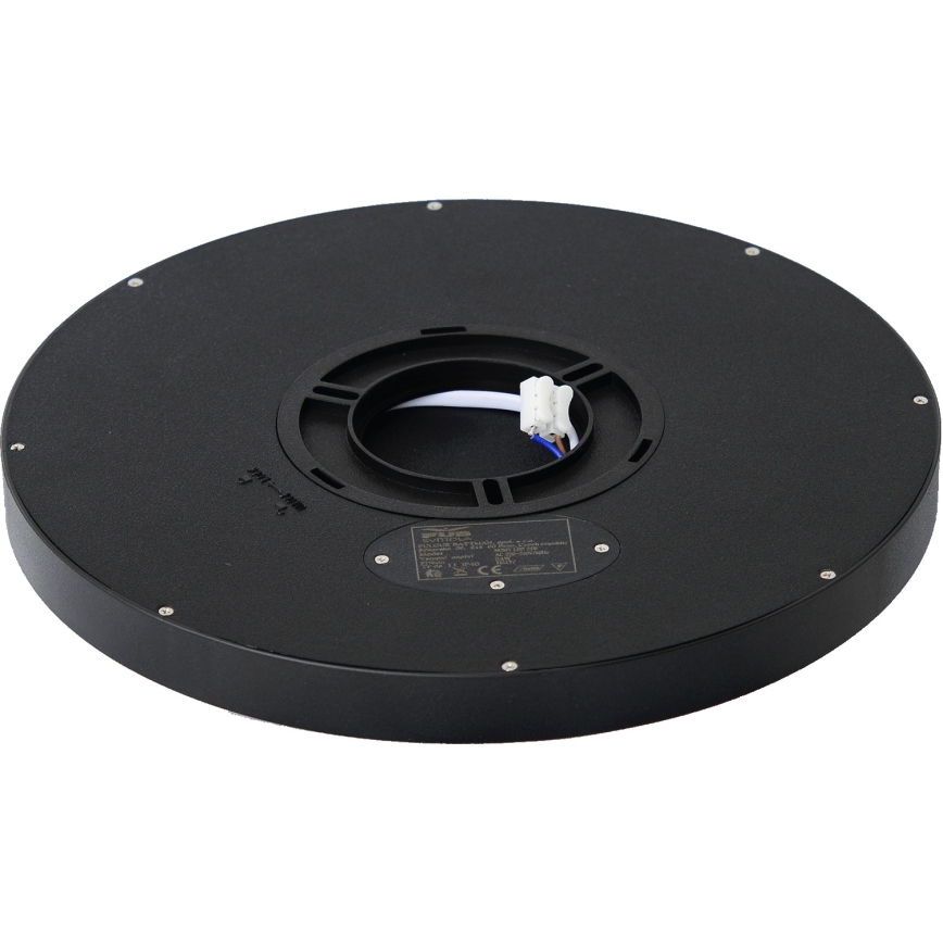 Fulgur 42362 - LED lubinis šviestuvas NOMY LED/24W/230V 3000/4000/6000K IP40 diametras 30 cm juoda