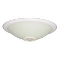 Fulgur s-22941 - Lubinis šviestuvas su judesio ir sutemimo jutikliu DARINA 2xE27/40W/230V Ø 30 cm baltas