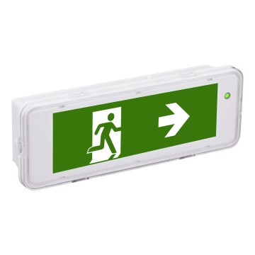 Fulgur s-24495 - LED avarinis šviestuvas MIRROR LED/1W/230V 1300 mAh IP65