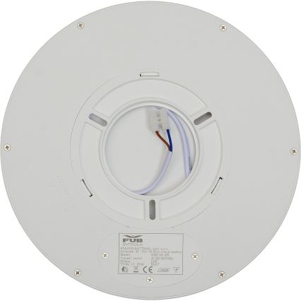 Fulgur s-42584 - LED lubinis šviestuvas su judesio jutikliu NOMY-S LED/18W/230V 3000/4000/6000K IP40 diametras 23 cm balta