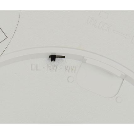 Fulgur s-42584 - LED lubinis šviestuvas su judesio jutikliu NOMY-S LED/18W/230V 3000/4000/6000K IP40 diametras 23 cm balta