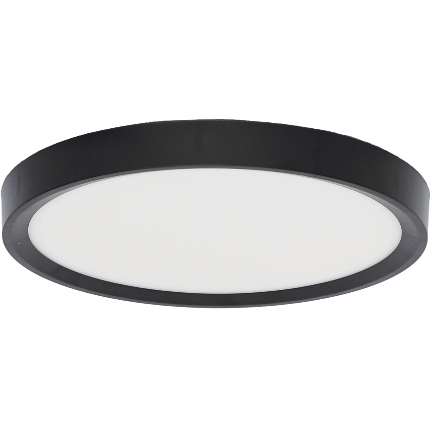 Fulgur s-42585 - LED lubinis šviestuvas su judesio jutikliu NOMY-S LED/18W/230V 3000/4000/6000K IP40 diametras 23 cm juoda
