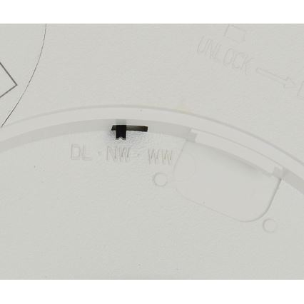 Fulgur s-42586 - LED lubinis šviestuvas su judesio jutikliu NOMY-S LED24W/230V 3000/4000/6000K IP40 diametras 30 cm balta