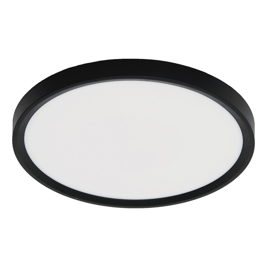 Fulgur s-42587 - LED lubinis šviestuvas su judesio jutikliu NOMY-S LED/24W/230V 3000/4000/6000K IP40 diametras 30 cm juoda