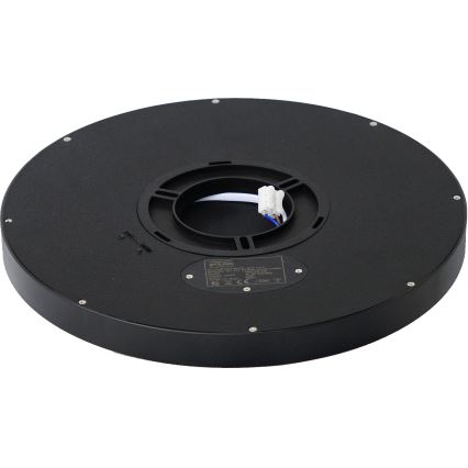 Fulgur s-42587 - LED lubinis šviestuvas su judesio jutikliu NOMY-S LED/24W/230V 3000/4000/6000K IP40 diametras 30 cm juoda
