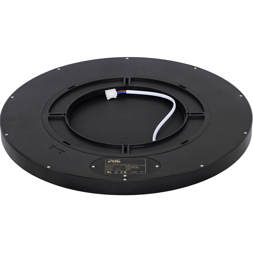 Fulgur s-42589 - LED lubinis šviestuvas su judesio jutikliu NOMY-S LED/32W/230V 3000/4000/6000K IP40 diametras 40 cm juoda