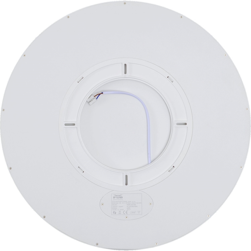 Fulgur s-43039 - LED dimeriuojamas lubų šviestuvas NOMY-RC LED/40W/230V 3000/4000/6500K Ø 50 cm IP40 baltas + nuotolinis valdymas