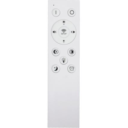 Fulgur s-43039 - LED dimeriuojamas lubų šviestuvas NOMY-RC LED/40W/230V 3000/4000/6500K Ø 50 cm IP40 baltas + nuotolinis valdymas