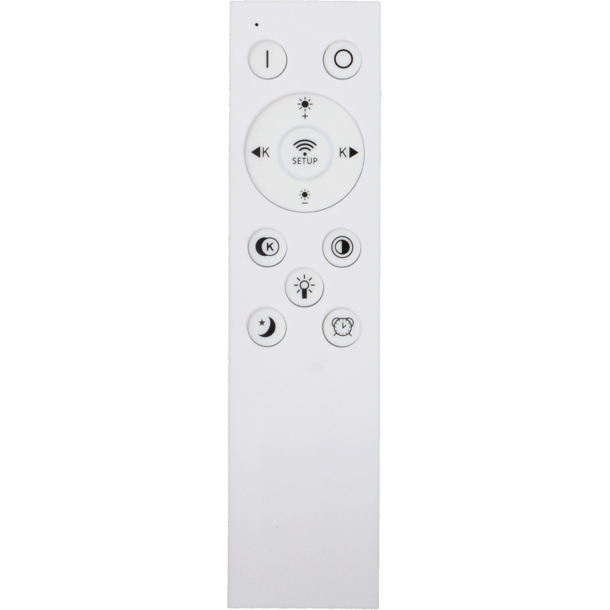 Fulgur s-43040 - LED reguliuojamas lubinis šviestuvas NOMY-RC LED/40W/230V 3000/4000/6500K Ø 50 cm IP40 juoda + nuotolinis valdymas