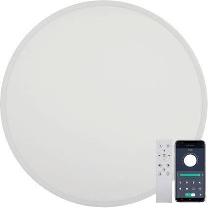 Fulgur s-43041 - reguliuojamas LED lubinis šviestuvas NOMY-RC LED/50W/230V 3000/4000/6500K Ø 60 cm IP40 baltas + nuotolinio valdymo pultas