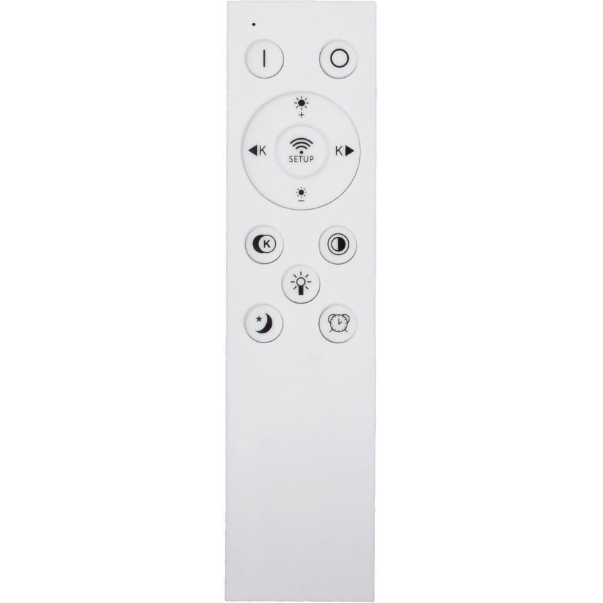 Fulgur s-43041 - reguliuojamas LED lubinis šviestuvas NOMY-RC LED/50W/230V 3000/4000/6500K Ø 60 cm IP40 baltas + nuotolinio valdymo pultas
