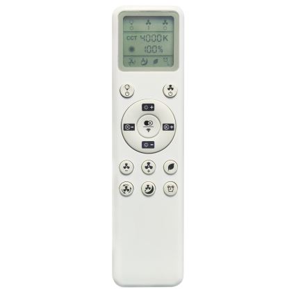 Fulgur s-43047 - Dimeriuojamas LED lubinis ventiliatorius THORA LED/50W/230V 2700-5000K juodas + nuotolinis valdymas