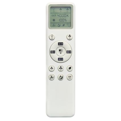 Fulgur s-43048 - LED reguliuojamas lubinis ventiliatorius THORA LED/50W/230V 2700-5000K balta + nuotolinis valdymas