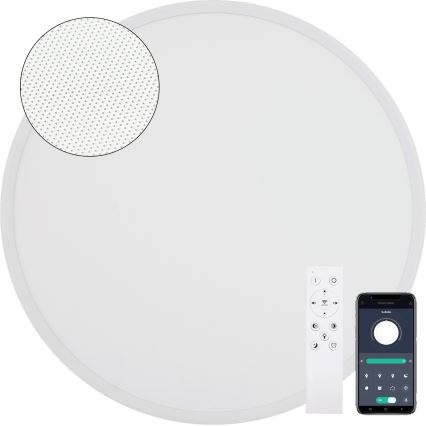Fulgur s-43056 - reguliuojamo ryškumo lubų šviestuvas NOMY LED/40W/230V 3000-6500K skersmuo 50 cm UGR19 IP40 Wi-Fi balta + nuotolinis valdymas