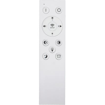 Fulgur s-43056 - reguliuojamo ryškumo lubų šviestuvas NOMY LED/40W/230V 3000-6500K skersmuo 50 cm UGR19 IP40 Wi-Fi balta + nuotolinis valdymas