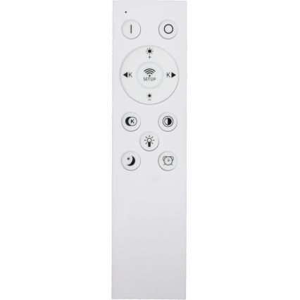Fulgur s-43057 - LED reguliuojamas lubinis šviestuvas NOMY LED/40W/230V 3000-6500K skers. 50 cm UGR19 IP40 Wi-Fi juoda + nuotolinio valdymo pultas