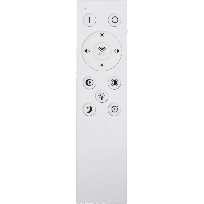 Fulgur s-43057 - LED reguliuojamas lubinis šviestuvas NOMY LED/40W/230V 3000-6500K skers. 50 cm UGR19 IP40 Wi-Fi juoda + nuotolinio valdymo pultas