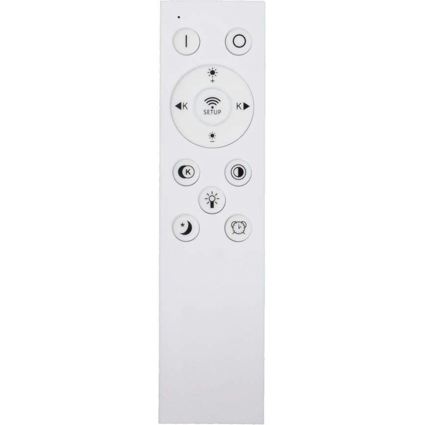 Fulgur s-43058 - Reguliuojamas LED lubinis šviestuvas NOMY LED/50W/230V 3000-6500K skersmuo 60 cm UGR19 IP40 Wi-Fi baltas + nuotolinis pultelis