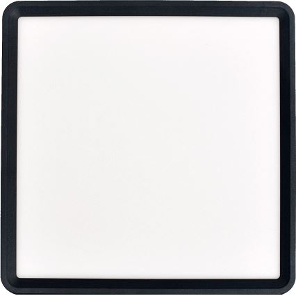 Fulgur s-43101 - LED lubinis šviestuvas NOMY LED/24W/230V 3000/4000/6500K IP40 30x30 cm juodas