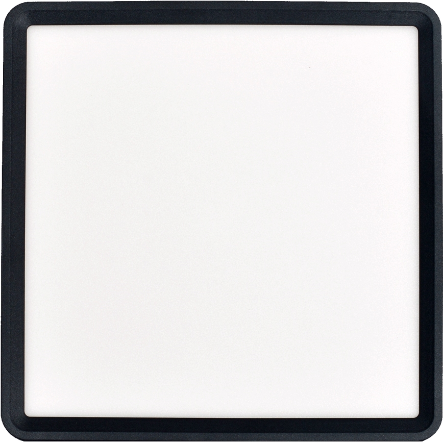 Fulgur s-43101 - LED lubinis šviestuvas NOMY LED/24W/230V 3000/4000/6500K IP40 30x30 cm juodas