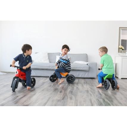 Funny Wheels - 2in1 RIDER SPORT balansinis dviratukas, raudona/juoda