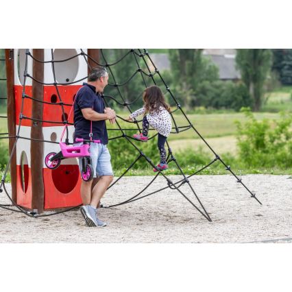 Funny Wheels - Balansinis dviratukas 2 viename RIDER SUPER SPORT, rožinis/juodas