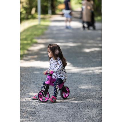 Funny Wheels - Balansinis dviratukas 2 viename RIDER SUPER SPORT, rožinis/juodas