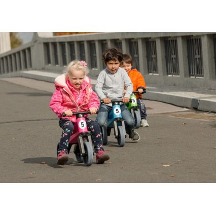 Funny Wheels - Balansinis dviratukas 2in1 RIDER SPORT rožinė/juoda