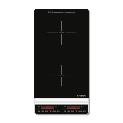 G3Ferrari G1013900 - Indukcinė dviejų kaitviečių viryklė DINAMIKO 3100W/230V juoda