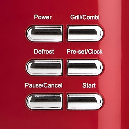 G3Ferrari G1015502 - Mikrobangų krosnelė su griliu 1150W/230V 20 l raudona