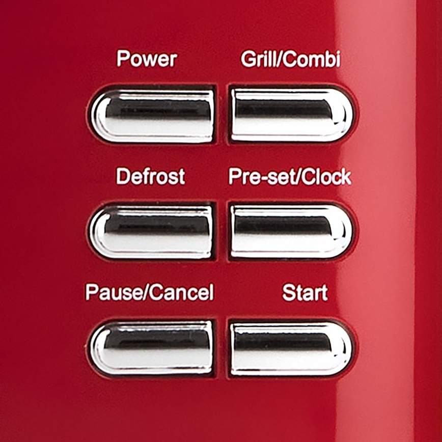 G3Ferrari G1015502 - Mikrobangų krosnelė su griliu 1150W/230V 20 l raudona