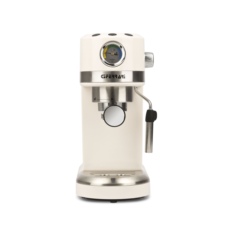 G3Ferrari G1016801 - Rankinis espresso kavos aparatas AMARCORD 1350W/230V 15 bar kreminės spalvos