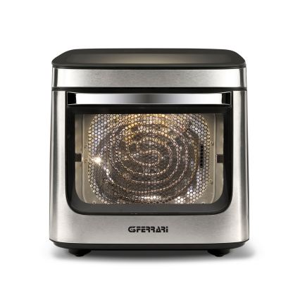 G3Ferrari G1021900 - Karšto oro gruzdintuvė FRIGGISANO 1800W/230V 13 l nerūdijančio plieno/juoda