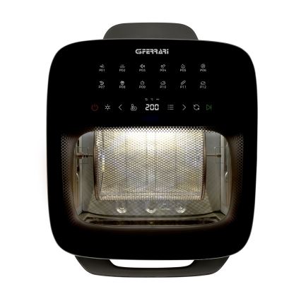 G3Ferrari G1021900 - Karšto oro gruzdintuvė FRIGGISANO 1800W/230V 13 l nerūdijančio plieno/juoda
