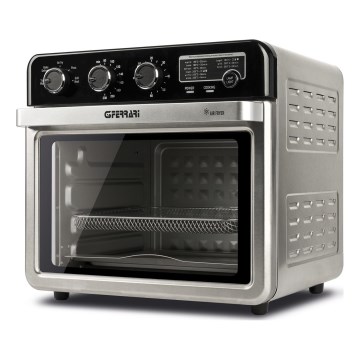 G3Ferrari G1022100 - Karšto oro krosnelė su oro gruzdintuvu 2000 W/230 V, 32 l, nerūdijančio plieno