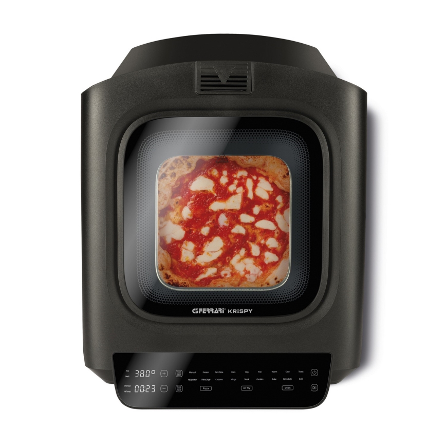 G3Ferrari G1022500 - daugiafunkcinė orkaitė KRISPY 3in1 1600 W/230 V 13 l juoda