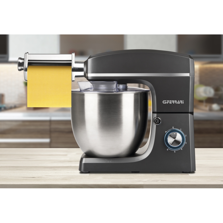 G3Ferrari G20113 -virtuvinis kombainas su nerūdijančio plieno dubeniu PASTAIO 10 l 2200W/230V pilka