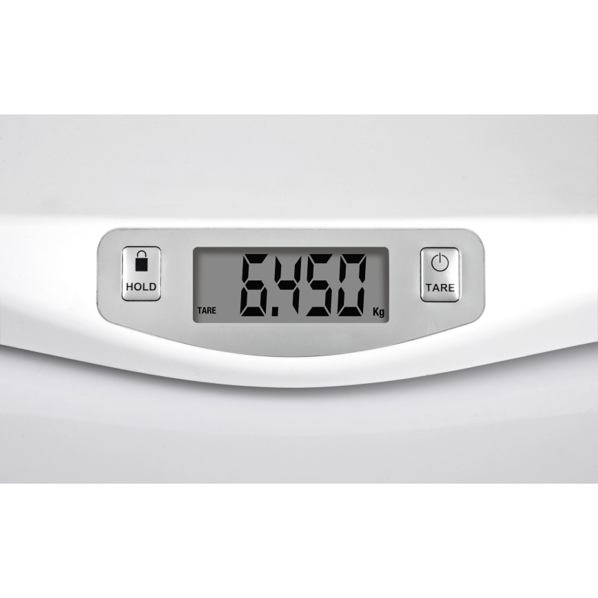 G3Ferrari G30021 - Vaikiška skaitmeninė svarstyklė 20 kg 1xCR2032 balta