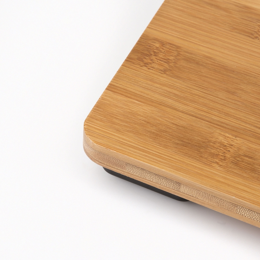 G3Ferrari G30042 - skaitmeninės asmeninės svarstyklės, maitinamos 2xAAA, bambuko apdaila