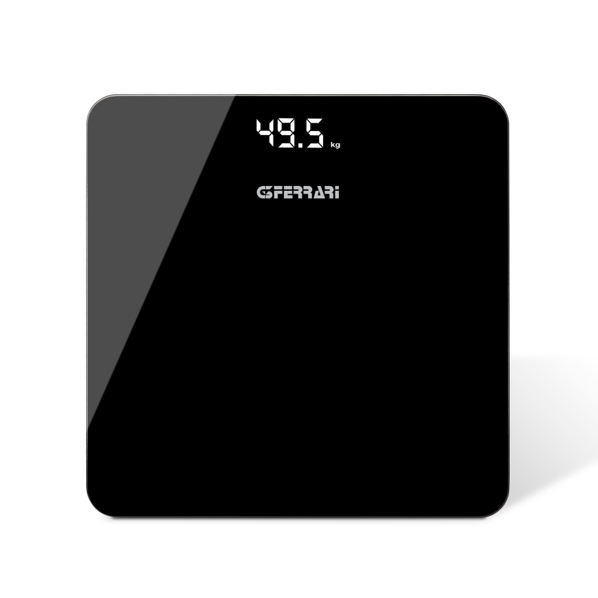 G3Ferrari G3005800 - Skaitmeninė asmeninė svarstyklė 3xAAA juoda