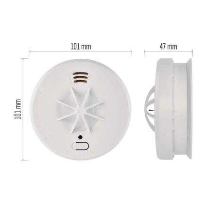 Gaisro detektorius 1x9V